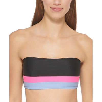 DKNY Womens Colorblock Adjustable Bikini Swim Top XS - Bellso